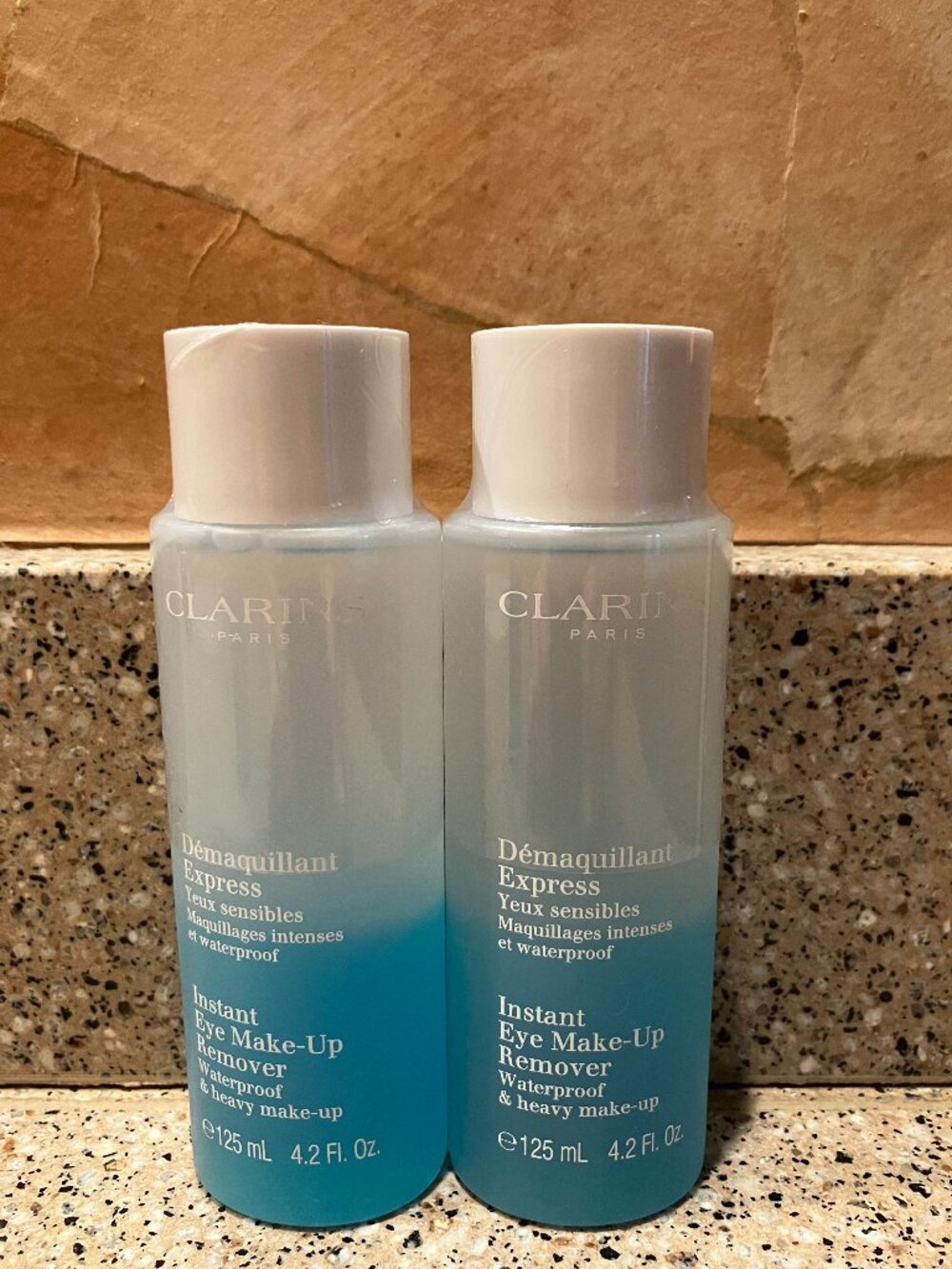 Clarins Set of 2 Instant Eye makeup Waterproof Removers! Sealed